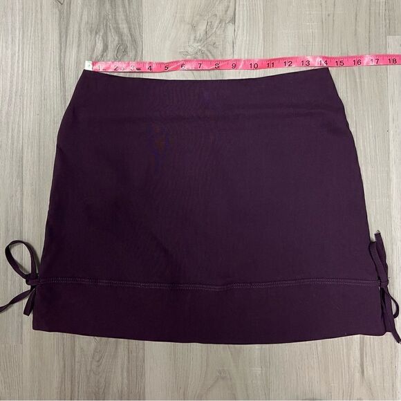 Forever 21 purple y2k miniskirt sz L NWT retro vintage deadstock. Side ties - Picture 3 of 12